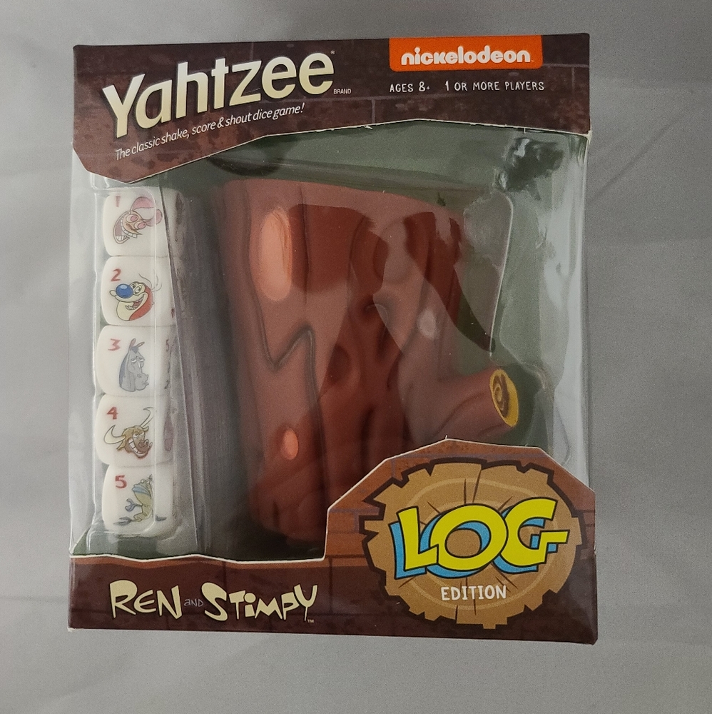 Ren & Stimpy log edition yachtzee nickelodeon